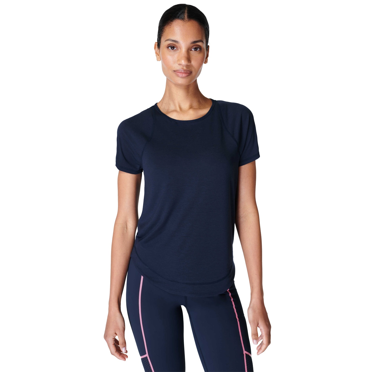 Sweaty Betty Breathe East T-Shirt Navy Blue